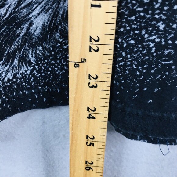 Springhill Wholesale Shirt Mens Large Black Indian Warrior Wolf Single Stitch - Picture 6 of 16